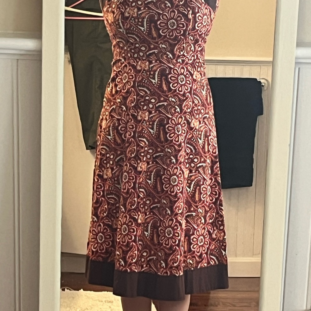 Floral Brown Dress